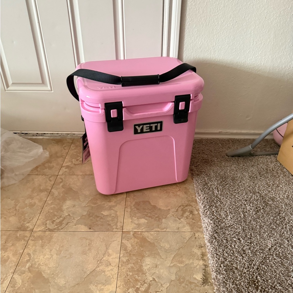 YETI Pink Portable Cooler with Strap